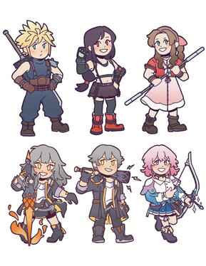 FFVII & HSR Chibis